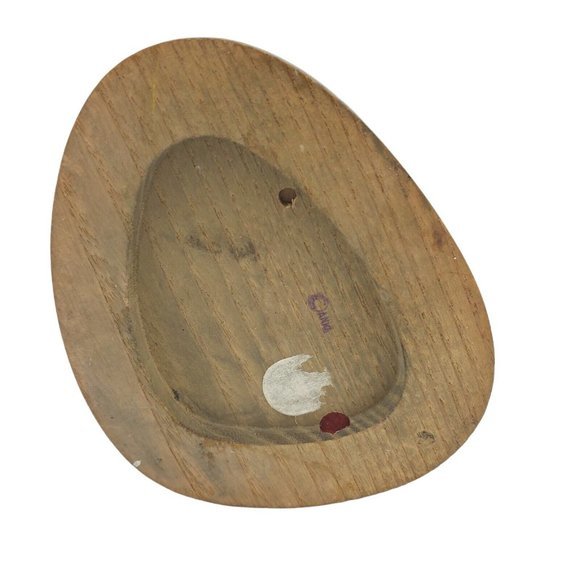 Vintage ANRI Thorens Carved Girl & Deer Wood Figurine Italy Hand Made‎ Darling - Picture 8 of 8